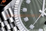 Rolex - DJ 36mm Jub Flt 904L SS/SS P-Green/Dia VSF VS3235