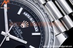 Rolex - DayDate 40mm Dia SS/SS Blk/Stk GSF A2836 Mod