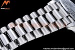 Rolex - DayDate 40mm Flt Dia SS/SS White/Rm GSF A2836 Mod