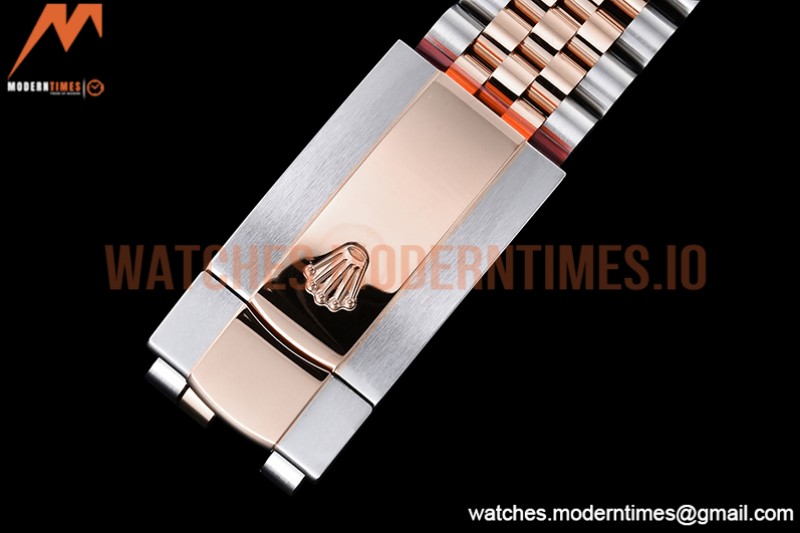 Rolex - DJ 36mm Jub Flt 904L RG/SS Grey/Rm VSF VS3235