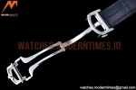 Cartier - Pasha Ladies Blk SS/LE White/Num AF Qtz
