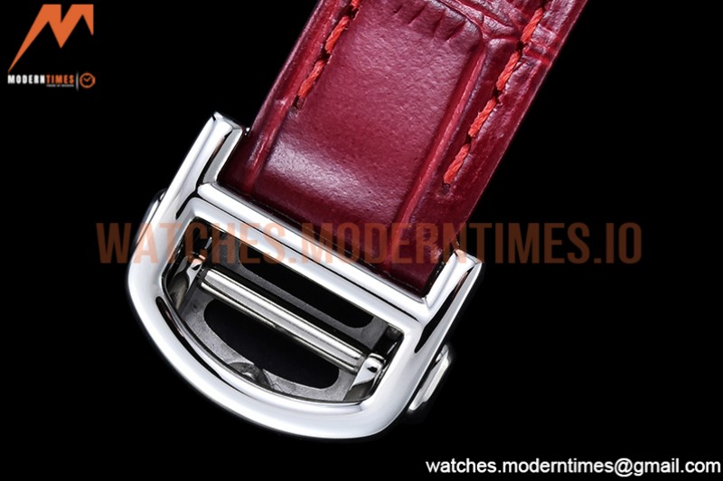 Cartier - Pasha Ladies Red SS/LE White/Num AF Qtz
