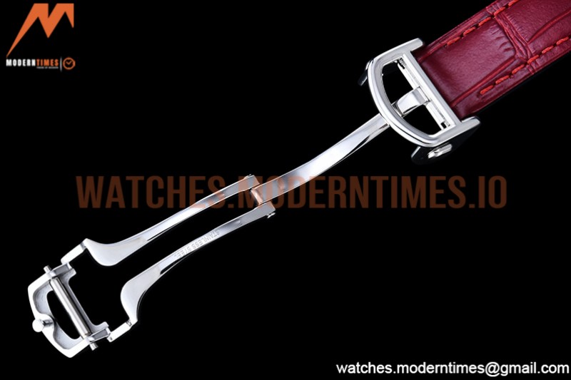 Cartier - Pasha Ladies Red SS/LE White/Num AF Qtz