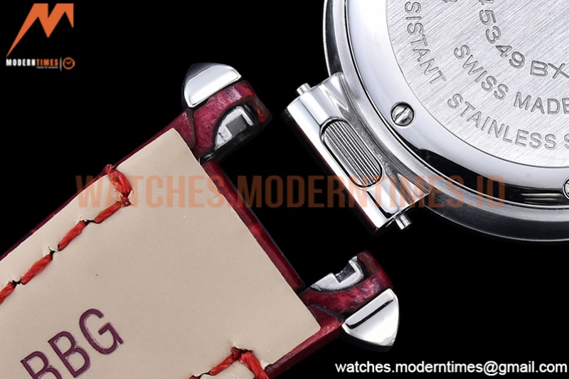 Cartier - Pasha Ladies Red SS/LE White/Num AF Qtz