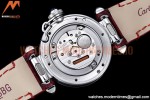 Cartier - Pasha Ladies Red SS/LE White/Num AF Qtz