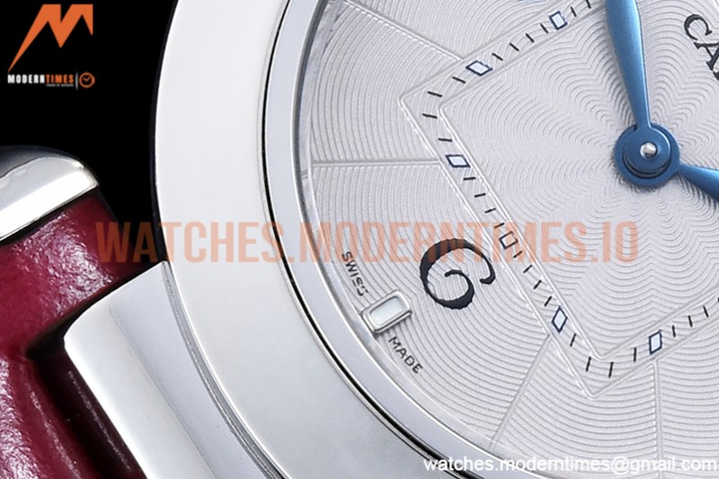 Cartier - Pasha Ladies Red SS/LE White/Num AF Qtz