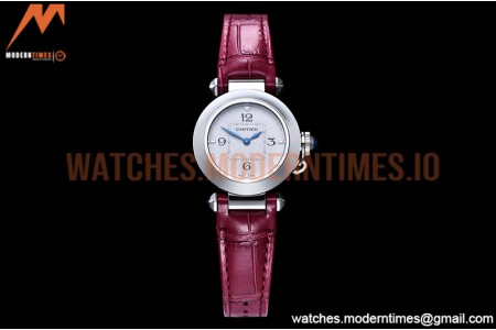 Cartier - Pasha Ladies Pink SS/LE White/Num AF Qtz