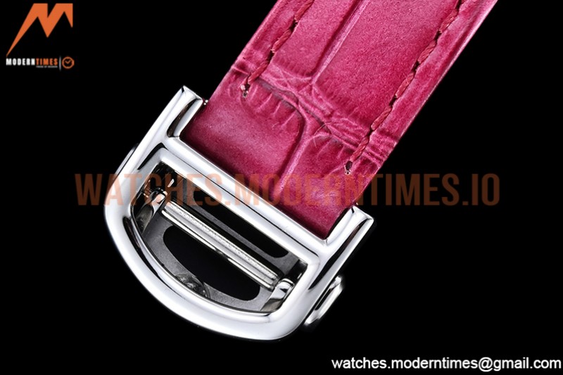 Cartier - Pasha Ladies Pink SS/LE White/Num AF Qtz