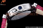 Cartier - Pasha Ladies Pink SS/LE White/Num AF Qtz