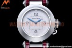 Cartier - Pasha Ladies Pink SS/LE White/Num AF Qtz