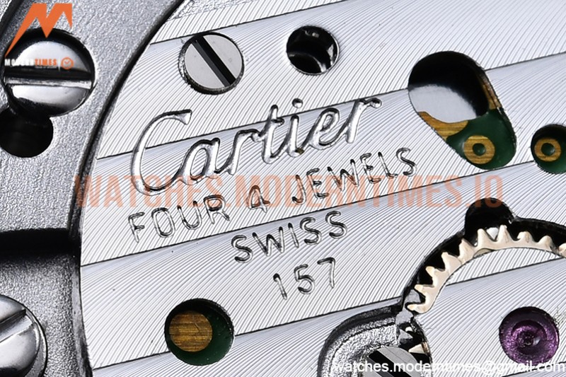 Cartier - Pasha Ladies Blue SS/LE White/Num AF Qtz