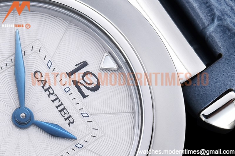 Cartier - Pasha Ladies Blue SS/LE White/Num AF Qtz