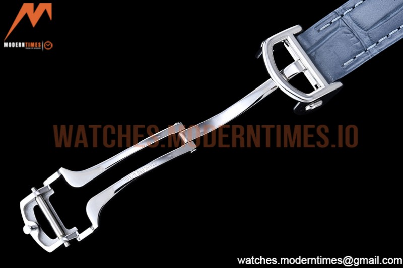 Cartier - Pasha Ladies Blue RG/SS/LE White/Num AF Qtz
