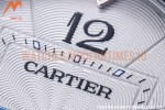 Cartier - Pasha Ladies Blue RG/SS/LE White/Num AF Qtz