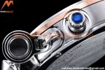 Cartier - Pasha Ladies Blk RG/SS/LE White/Num AF Qtz