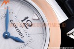 Cartier - Pasha Ladies Blk RG/SS/LE White/Num AF Qtz
