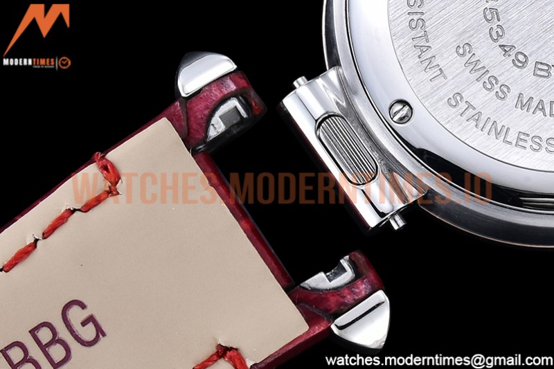 Cartier - Pasha Ladies Red RG/SS/LE White/Num AF Qtz