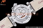 Cartier - Pasha Ladies Grey RG/SS/LE White/Num AF Qtz