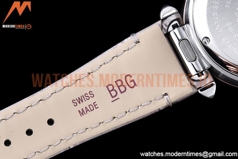 Cartier - Pasha Ladies Grey RG/SS/LE White/Num AF Qtz
