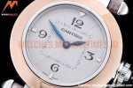 Cartier - Pasha Ladies Grey RG/SS/LE White/Num AF Qtz