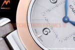 Cartier - Pasha Ladies Grey RG/SS/LE White/Num AF Qtz