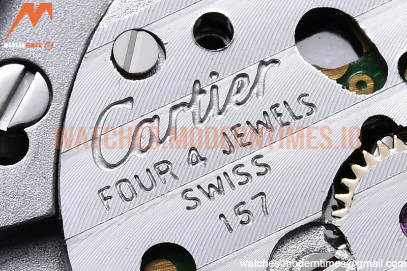 Cartier - Pasha Ladies Pink RG/SS/LE White/Num AF Qtz