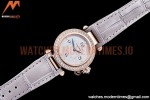Cartier - Pasha Ladies Dia Grey RG/LE White/Num AF Qtz