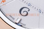 Cartier - Pasha Ladies RG/SS White/Num AF Qtz
