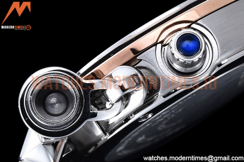 Cartier - Pasha Ladies RG/SS White/Num AF Qtz