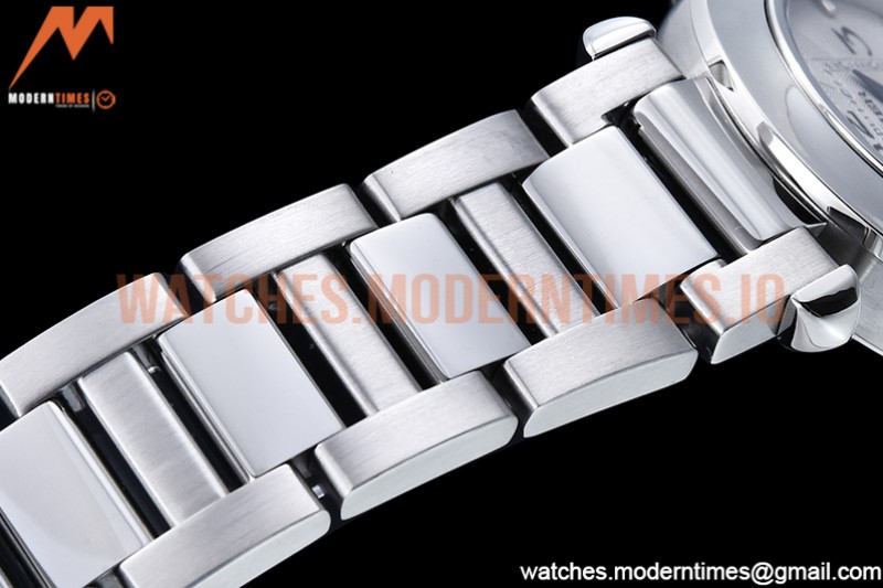 Cartier - Pasha Ladies SS/SS White/Num AF Qtz