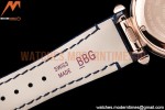 Cartier - Pasha Ladies Blue RG/LE White/Num AF Qtz