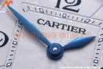 Cartier - Pasha Ladies Blue RG/LE White/Num AF Qtz
