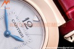 Cartier - Pasha Ladies Red RG/LE White/Num AF Qtz