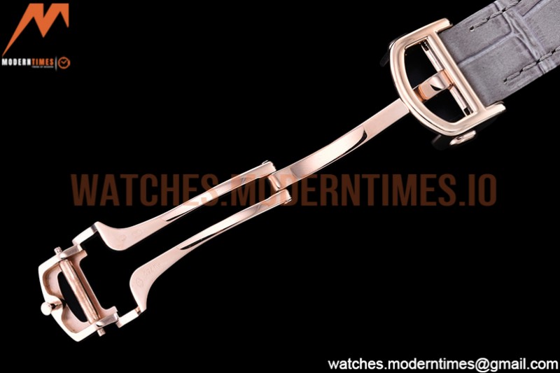 Cartier - Pasha Ladies Grey RG/LE White/Num AF Qtz