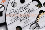 Cartier - Pasha Ladies Grey RG/LE White/Num AF Qtz