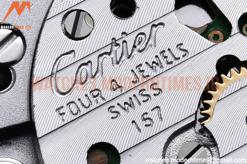 Cartier - Pasha Ladies Grey RG/LE White/Num AF Qtz