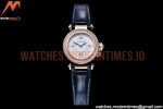 Cartier - Pasha Ladies Dia Blue RG/LE White/Num AF Qtz
