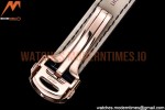 Cartier - Pasha Ladies Dia Blue RG/LE White/Num AF Qtz