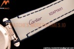Cartier - Pasha Ladies Dia Blue RG/LE White/Num AF Qtz