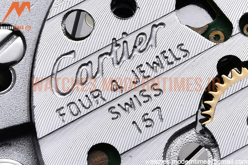Cartier - Pasha Ladies Dia Blue RG/LE White/Num AF Qtz