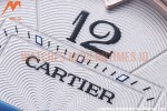 Cartier - Pasha Ladies Dia Blue RG/LE White/Num AF Qtz