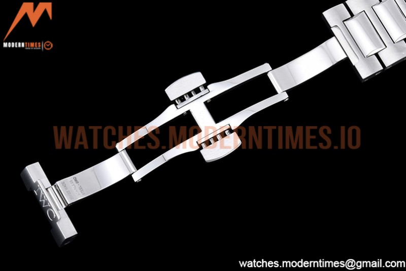 IWC - Portuguese Chrono Ed SS/SS Wht/Blue Num ZF A7750