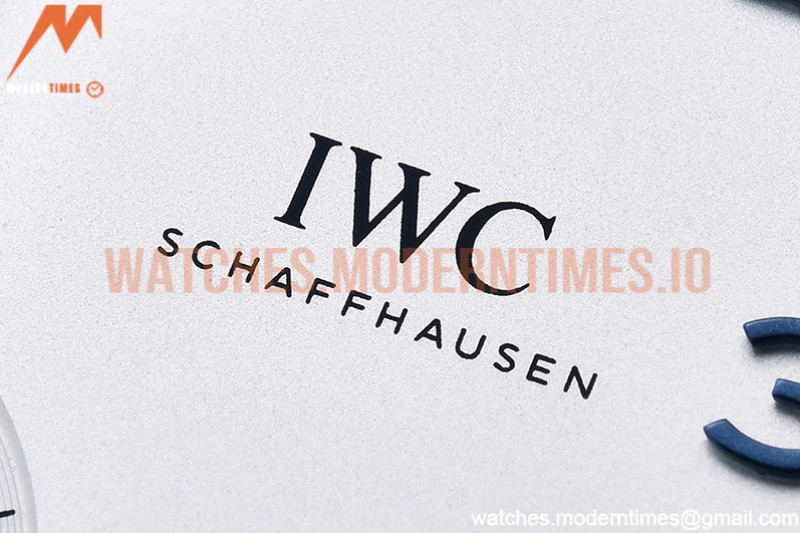 IWC - Portuguese Chrono Ed SS/SS Wht/Blue Num ZF A7750