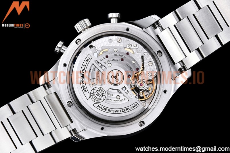 IWC - Portuguese Chrono Ed SS/SS Wht/Blue Num ZF A7750
