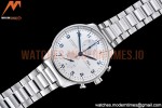 IWC - Portuguese Chrono Ed SS/SS Wht/Blue Num ZF A7750