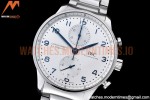 IWC - Portuguese Chrono Ed SS/SS Wht/Blue Num ZF A7750