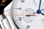 IWC - Portuguese Chrono Ed SS/SS Wht/Blue Num ZF A7750