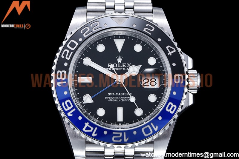 Rolex - GMT II 126710 Jub 904L SS/SS Blk C+F VR3285 CHS