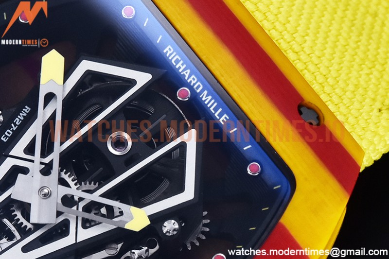 Richard Mille - Rafael Nadal RM27-03 Tourb Yelw NTPT/NY Ske BBR Tourbillon