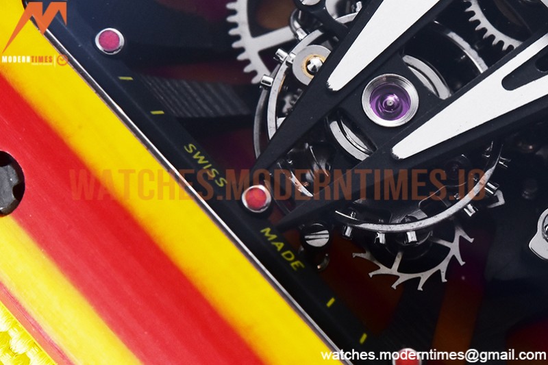 Richard Mille - Rafael Nadal RM27-03 Tourb Yelw NTPT/NY Ske BBR Tourbillon